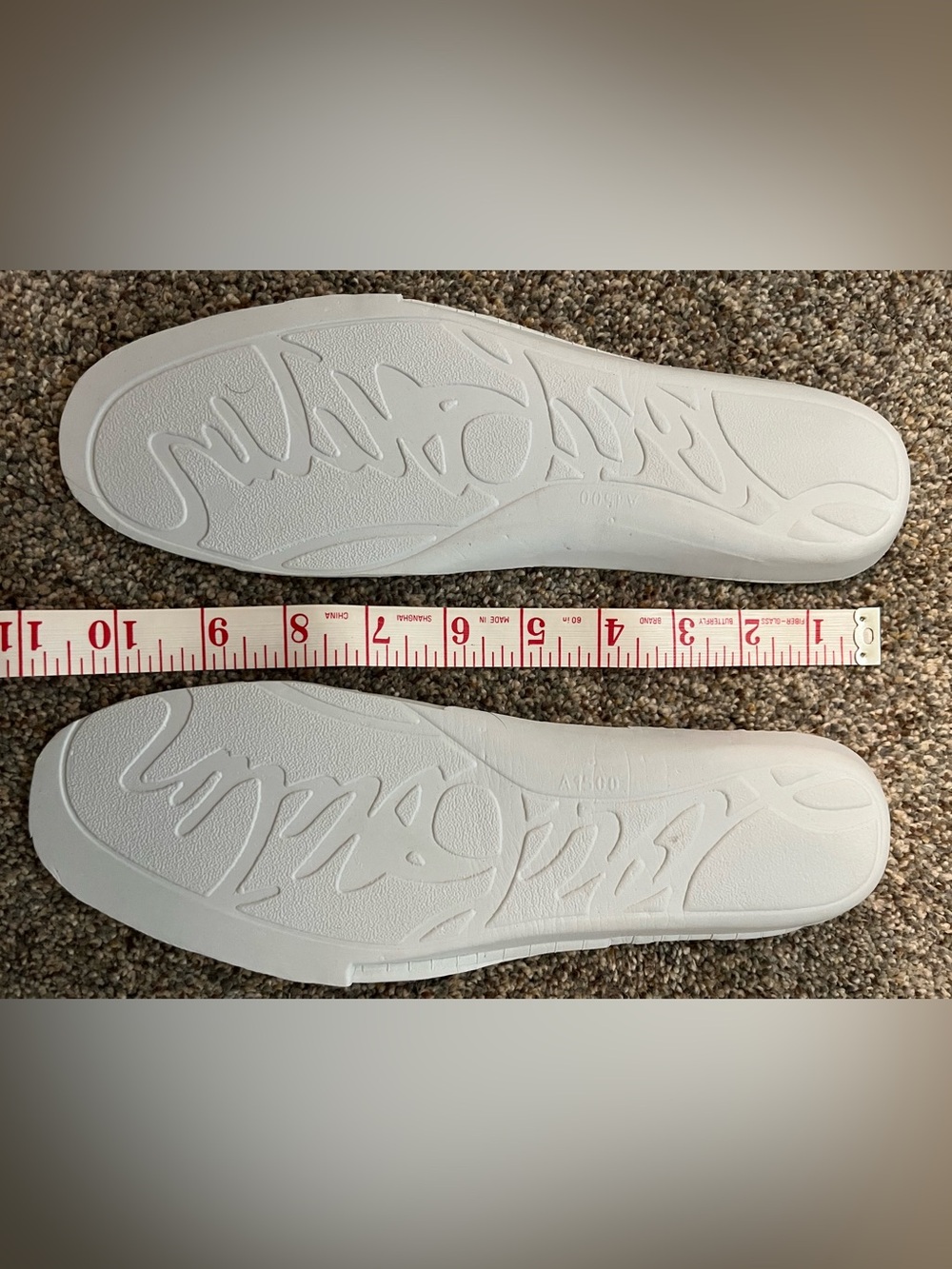 Christian Louboutin leather shoe insoles